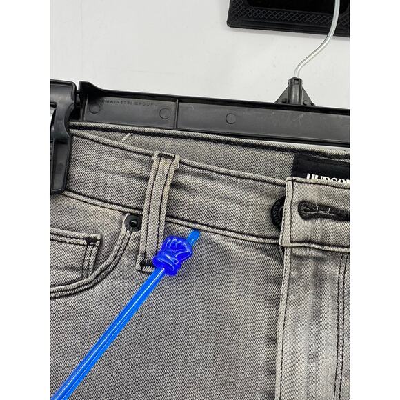 HUDSON Women's Light Gray Denim Super Skinny Midrise Natalie Jeans SZ 25 - Picture 5 of 12